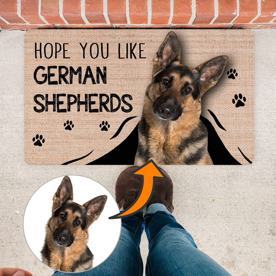 Hope You Like German Shepherds Welcome Mat, Perfect Gift for Dog Lovers, New Home Decor, Housewarming Gift