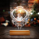 Dad In Loving Memorial Gift, Loss Of Loved One Gift, Not A Day Goes By That You Are Not Missed Personalized Led Night Light