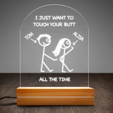 Create a Funny Valentine Gifts for Him & Her on LED Lamp Night Light