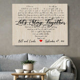Any Song Lyrics On Canvas, Song Lyric Canvas, Wedding Song Lyric Art, Song Lyrics Wall Art, Any Song Lyric Art, Anniversary Gift for Her