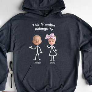 Personalized Hoodie for Grandpa, Gift for Grandpa, Gift from Grandson or Granddaughter, Grandpa Funny Hoodie