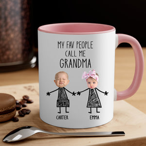 Personalized Mother's Day Gift, Gift For Grandma, Gift From Grandchildren, Gifts For Her, Funny Accent Mug