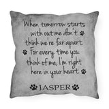 Pet Loss Gift, Dog Sympathy Gifts, Loss Of Pet Gift,Pet Sympathy Gifts, Loss Dog Gift Personalized Throw Pillow