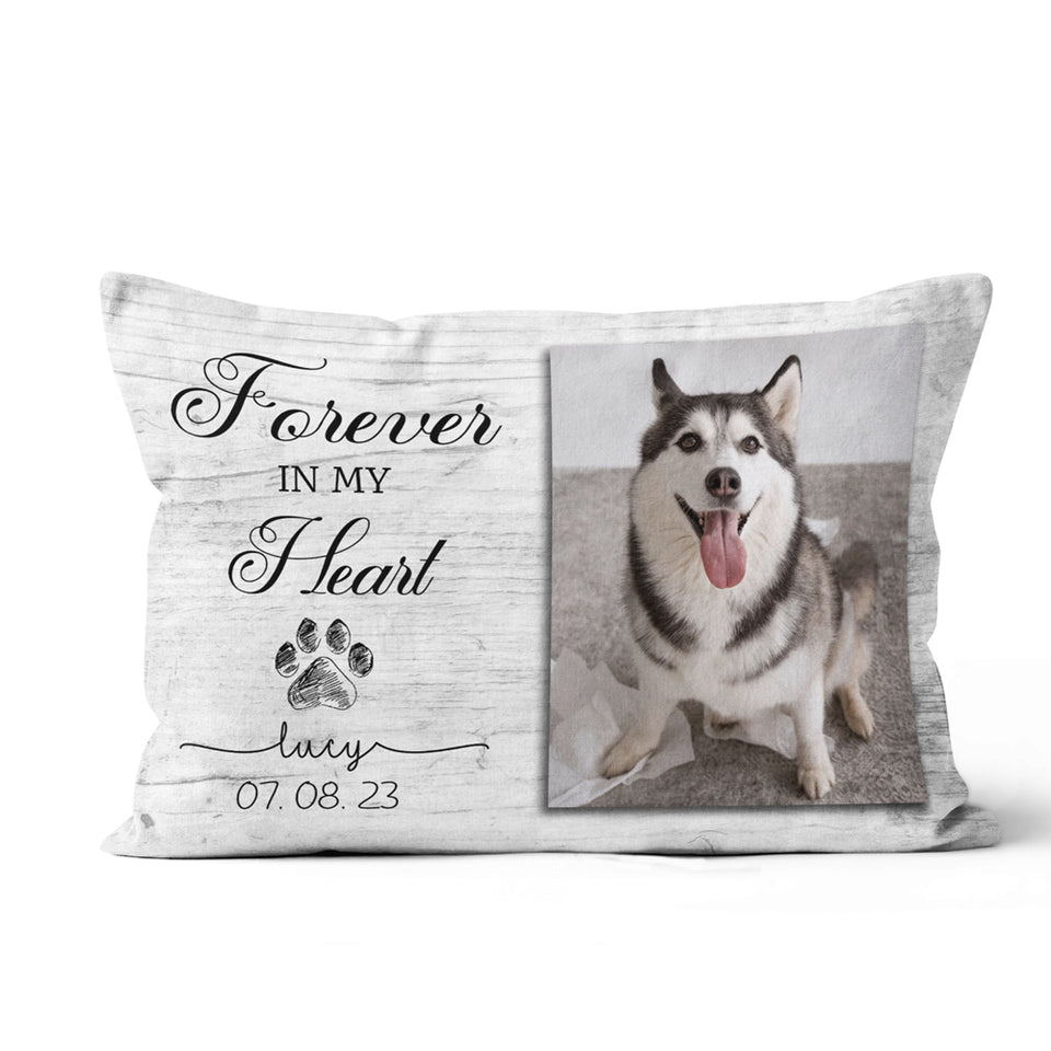 Pet Loss Gift, Loss Of Pet Gift,Pet Sympathy Gifts, Loss Dog Gift Personalized Pillow