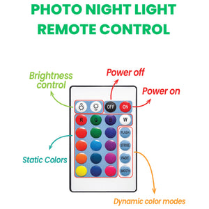 Create Your Own Valentine Gifts with Your Photo on Heart LED Lamp Night Light