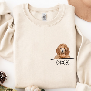 Custom Pet Sweatshirt, Sweatshirt Dog Mom Gift, Dog Lover Sweater