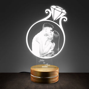 Create a Valentine Gifts with Ring Shape Led Lamp Night Light