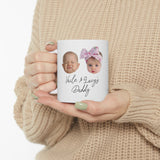 Two Baby Face Mug, Custom Baby Face Mug, Photo Mug, Custom Mug, Personalized Gift, Custom Mug, Gift For Uncle