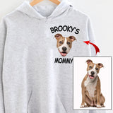 Pitbull's Mom Hoodie, Dog Mom Gift, Dog Mom Shirt, Mother's Day Dog Mommy Gift, Dog Mom Hoodie