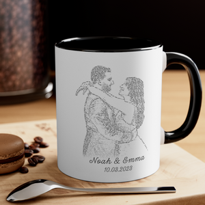 1st Anniversary Gift First Dance Lyrics First Dance Wedding Gift Songs Personalized Wedding Accent Coffee Mug