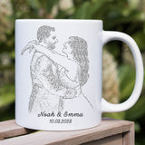 1st Anniversary Gift First Dance Lyrics First Dance Wedding Gift Songs Personalized Wedding Coffee Cup Mug