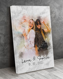 Bestie Gift, Best Friends Gift, Birthday Gifts for Best Friend, BFF Gift, To My Bestie Premium Canvas