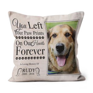 Pet Loss Gift, Dog Sympathy Gifts, Loss Of Pet Gift,Pet Sympathy Gifts, Loss Dog Gift Personalized Suede Throw Pillow