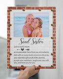 Soul Sister Canvas, Best Friend Definition Wall Art , Gift For Best Friend, Bestie Personalized Canvas
