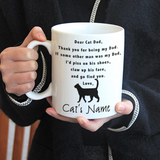 Dear Cat Dad Personalized Mug, Cat Dad Gifts, Cat Mug, Father's Day Gifts