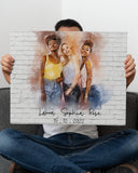 Bestie Gift, Best Friends Gift, Birthday Gifts for Best Friend, BFF Gift, To My Bestie Premium Canvas