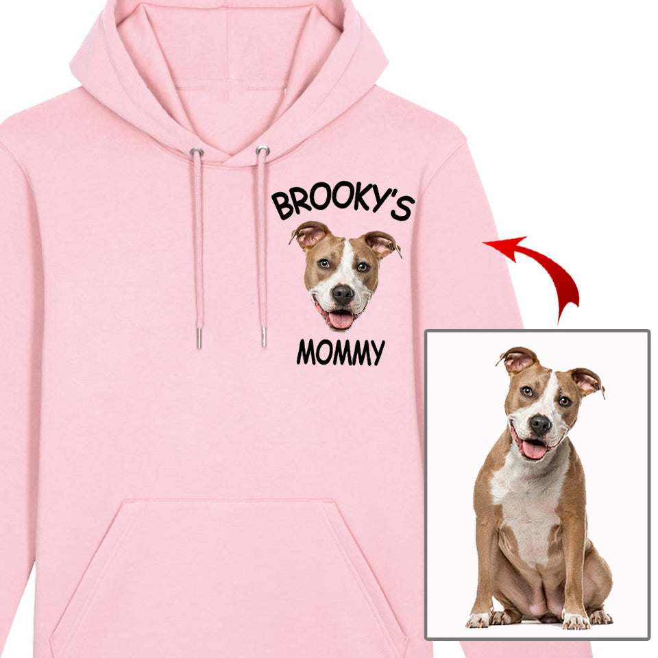 Pitbull's Mom Hoodie, Dog Mom Gift, Dog Mom Shirt, Mother's Day Dog Mommy Gift, Dog Mom Hoodie