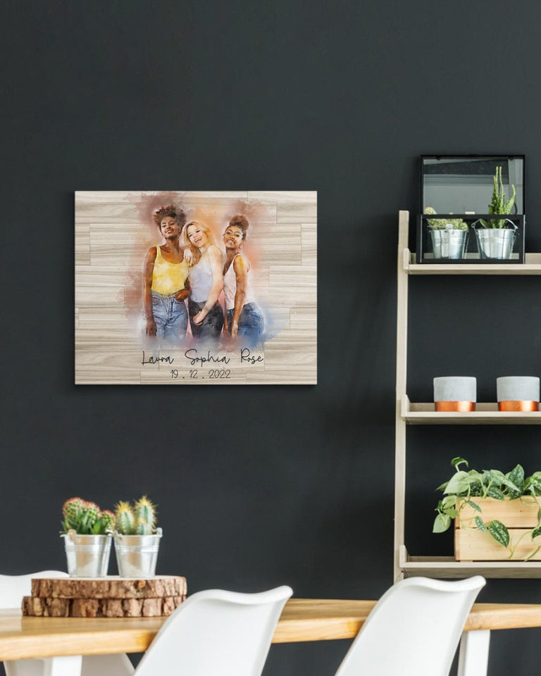 Bestie Gift, Best Friends Gift, Birthday Gifts for Best Friend, BFF Gift, To My Bestie Premium Canvas