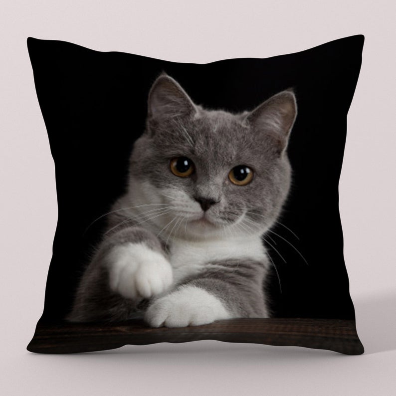 Custom pet cushion , Personalized Dog Pillows, Personalized Cat Pillows, Custom Pet Pillow