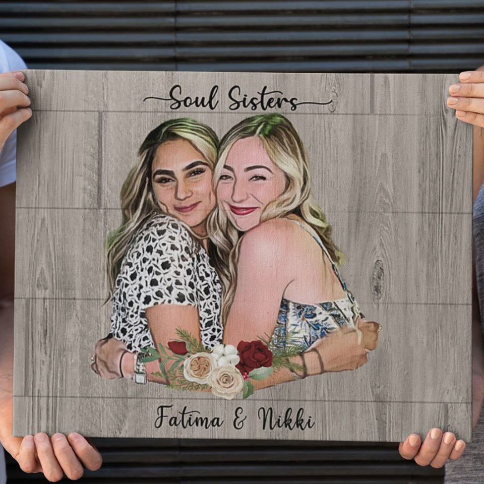 Travel Picture Frame Gifts for Best Friends Soul Sister Besties Women -the  Best Thing in Life Are the Friends -Long Distance Friendship Christmas Birthday  Gift-Friends Family Memories Photo Frame Sign : Amazon.in: