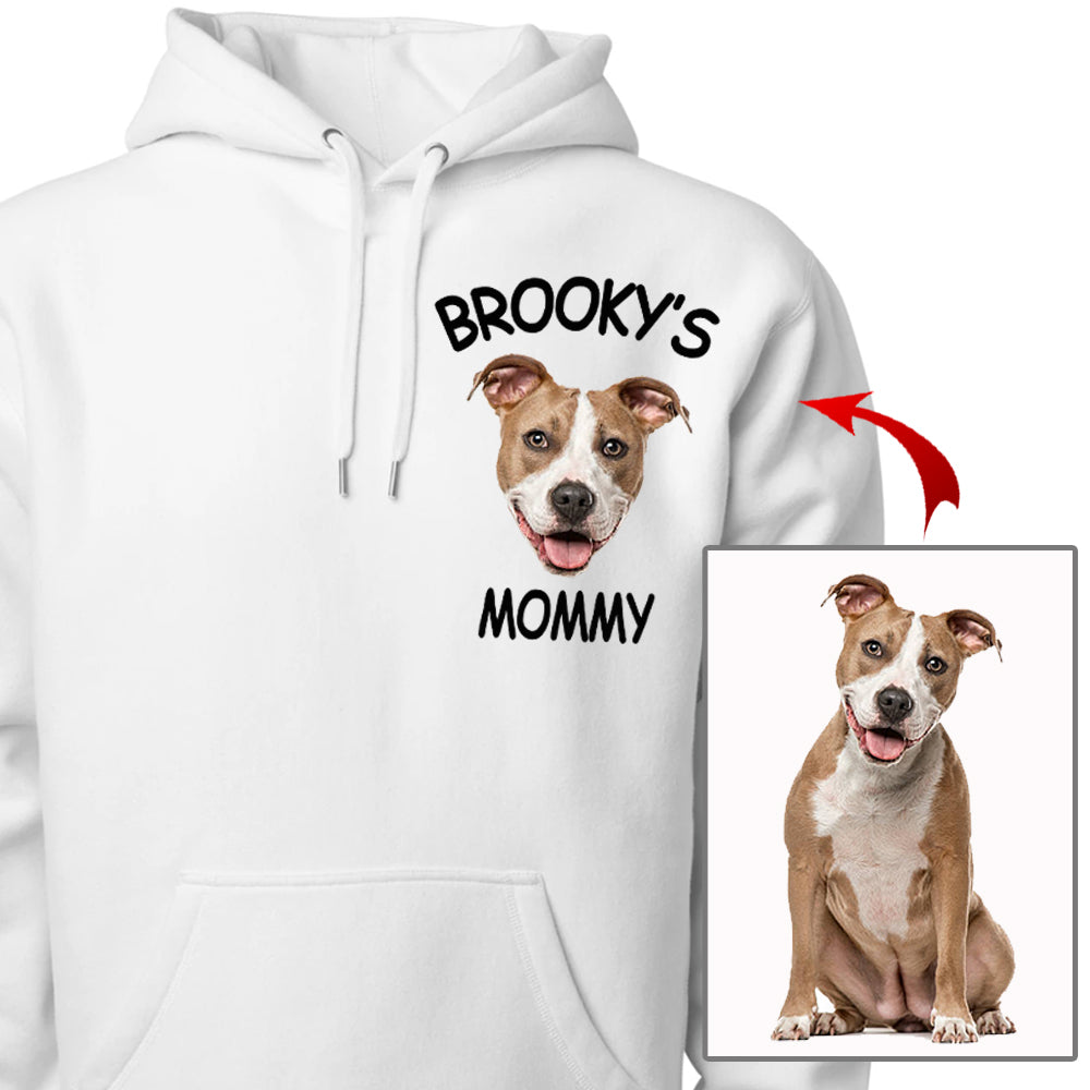 Pitbull's Mom Hoodie, Dog Mom Gift, Dog Mom Shirt, Mother's Day Dog Mommy Gift, Dog Mom Hoodie