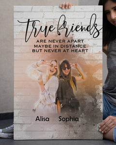 Bestie Gift, Best Friends Gift, Birthday Gifts for Best Friend, BFF Gift, To My Bestie Premium Canvas