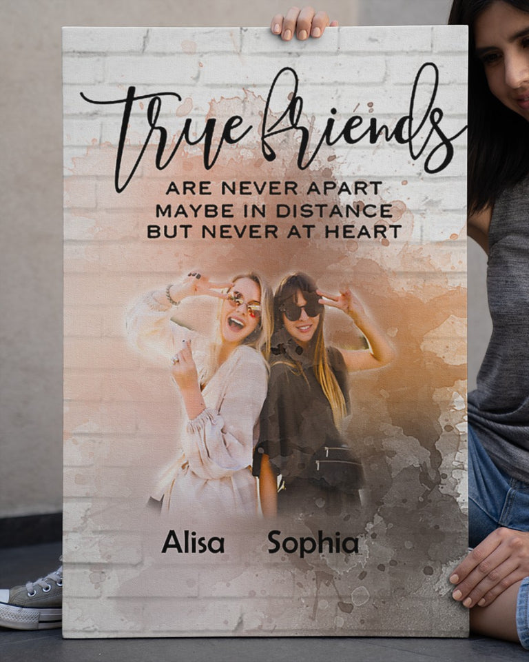 Bestie Gift, Best Friends Gift, Birthday Gifts for Best Friend, BFF Gift, To My Bestie Premium Canvas