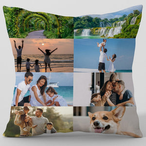 Personalised Photo Collage Pillow with Cushion, Photo Collage Pillow, Customised Pillow with Cushion, Personalized Photo Pillow