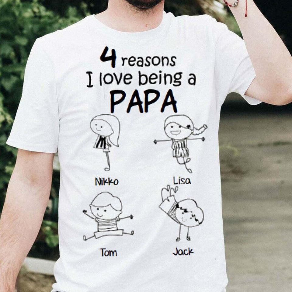 Personalized Grandpa/Dad T-Shirt, Dad Shirt, Grandpa Shirt, Grandpa Gift, Dad Gift, Dad Tee, Father's Day Gift Ideas