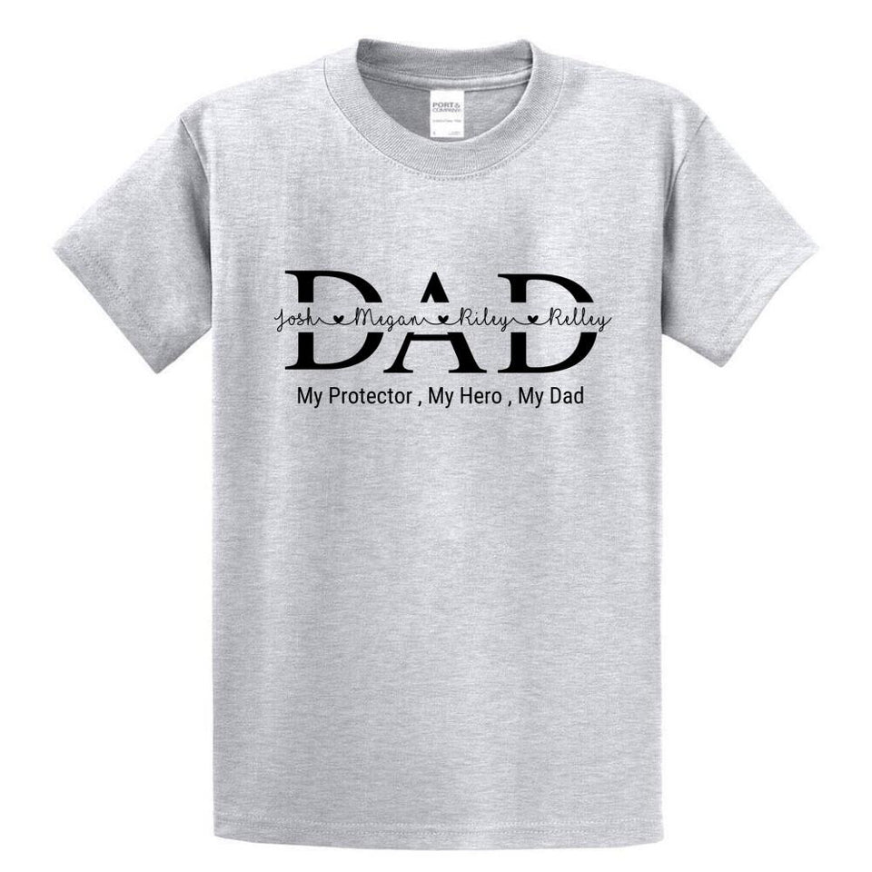 Fathers Day Gift Dad T-Shirt, Gift for Dad,Gift for Father, Dad Gifts from Kids, Dad Gifts from Daughter, Personalized Dad T-Shirt, Dad Tee