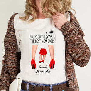 Best Mom Ever Personalized T Shirt, Mom and Daughter Custom Shirt, Gift For Mom, Mother's Day, Mom Gift, Family Gift