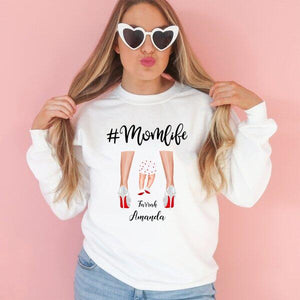 Mom Life Personalized T Shirt, Mom and Daughter Custom Shirt, Gift For Mom, Mother's Day, Mom Gift, Family Gift