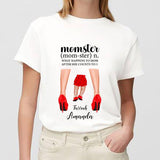 Momster Personalized T Shirt, Mom and Daughter Custom Shirt, Gift For Mom, Mother's Day, Mom Gift, Family Gift