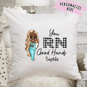 Registered Nurses Personalized Pillow, Registered Nurses Pillow, RN Nurse Gifts, Registered Nurses Gifts, Nurse Gifts