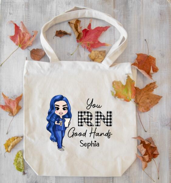 RN Nurse Personalized Tote Bag, Registered Nurses Gifts, RN Nurse Bag, Nurse Tote Bag, Nurse Gifts, RN Nurse Gifts Ideas