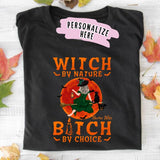 Personalized Halloween Witch Premium Shirt,  Halloween Witch Shirt, Halloween Witch Gift