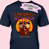 Personalized Halloween Witches Friends Premium Shirt, Halloween Witches Sister Shit