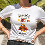 Personalized Turkey Halloween Premium Shirt, Mom Grandma Turkey Kid Custom, Halloween Gift Party