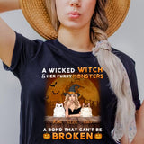 Personalized Cat Mom Halloween Premium Shirt, Gift For Cat Lovers