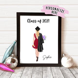 Graduation Personalized Poster Print Gift, College Graduation Gift for best friend, High School Graduation, Grad gift