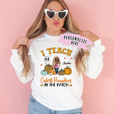 Personalized Teacher Fall Season Premium Sweatshirt, Teacher Sweatshirt, Gift For Teacher