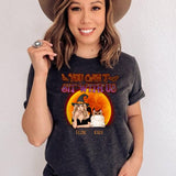 Personalized Cat Mom Halloween Premium Shirt, Cat Mom Halloween Shirt, Gift For Cat Lovers