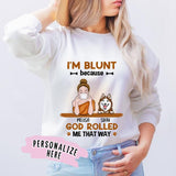 Personalized Fall Dog Mom Coffee Premium Sweatshirt, Gift For Dog Lovers