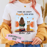 Personalized Dog Mom Fall Season Premium Shirt, Dog Mom Shirt, Dog Mom Gift, Gift for Dog Lovers