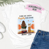 Personalized Dog Mom Fall Season Premium Shirt, Dog Mom Shirt, Dog Mom Gift, Gift for Dog Lovers
