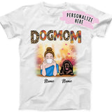 Personalized Dog Mom Fall Shirt, Gift For Dog Lovers
