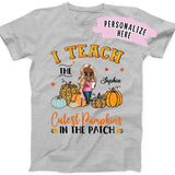 Personalized Teacher Fall Season Premium Shirt, Teacher Shirt, Gift For Teacher