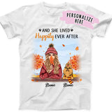 Personalized Dog Mom Fall Season Premium Shirt, Dog Mom Shirt, Dog Mom Gift, Gift For Dog Lovers
