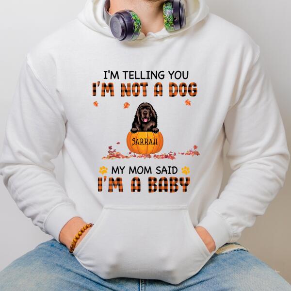 Personalized Dog Mom Halloween Premium Hoodie, Gift For Dog Lovers, Halloween Gift, Gift For Mom, Gift For Her