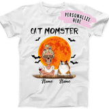 Personalized Cat Momster Halloween Premium Shirt
